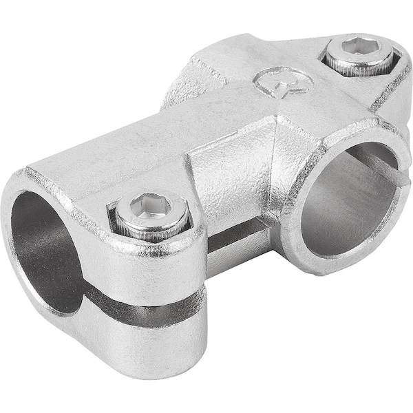 Tube Clamp 3-Way Flat, Form:A Stainless Steel, For Rnd. Tubes, A=16, 1, B=16, 1